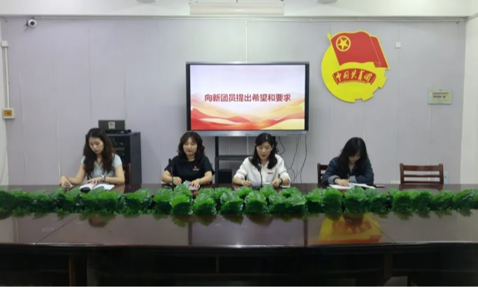 团徽耀初心 誓言启新程｜william威廉中文官网新团员入团仪式圆满举行